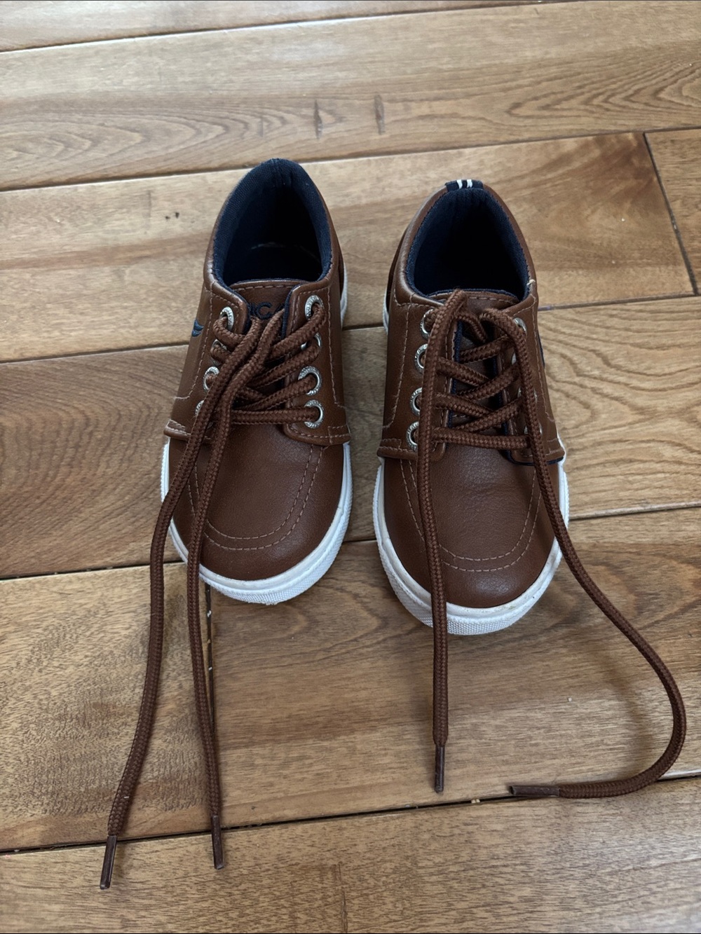 Toddler Brown Casual Lace-Up Shoes size 5